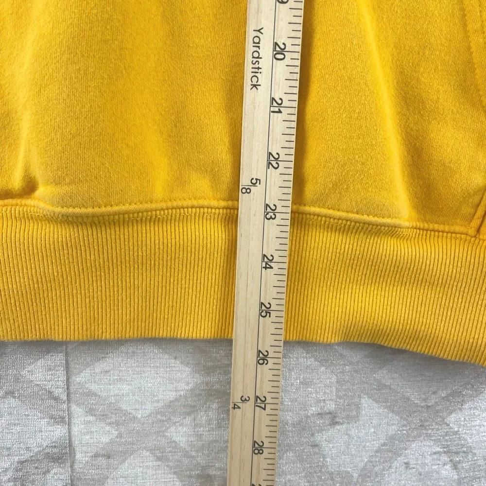The North Face Box NSE Mens Yellow Graphic‎ Logo Hoodie Small
